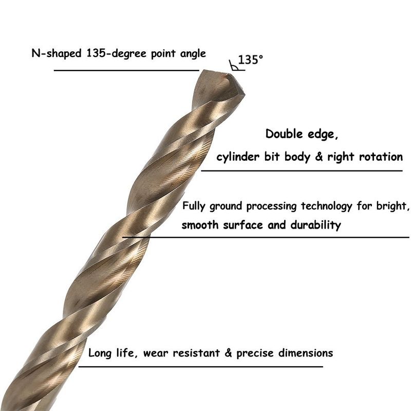 Aazon.co: Utoolart Straight End Ill Cutter, High Speed Steel HSS-AL...