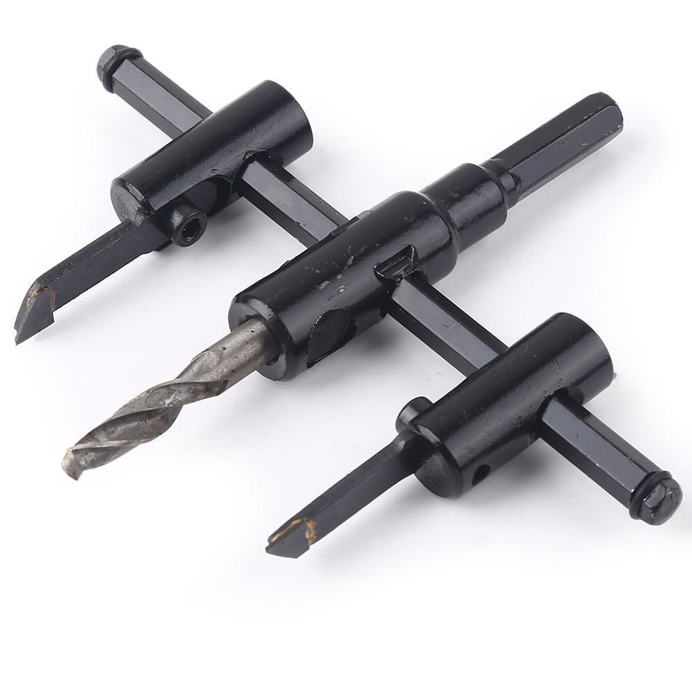 30mm120mm Adjustable Circle Hole Saw Cutter Drill Bit Kit For Wood Cutting