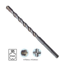 Sandblasted SDS MAX Hammer Drill Bit for Concrete Cross Tipped