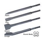 Gouge Type SDS Plus Chisels Heavy Duty for Concrete 40Cr Material Round Body