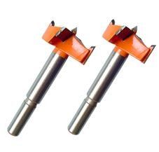 Woodworking Forstner Drill Bit With Tungsten Carbide Tipped Orange Color Painting