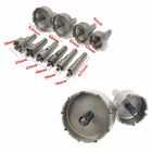 Silver Color 10pcs TCT Hole Saw Cutter Set For Stainless Steel Cutting