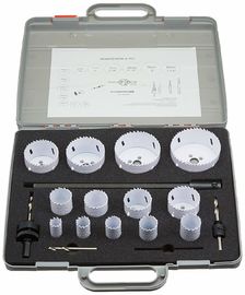 Bi-Metal Hole Saw Kit 18pc with ABS Case for Metal Cutting