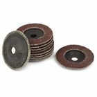 4 inch Abrasive Tool Flap Wheel Abrasive Grinding Discs 320 Grit 10 Pcs