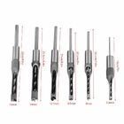 HSS Square Hole Wood Drill Bits Woodworkers Chisel Tool Set ISO Approval