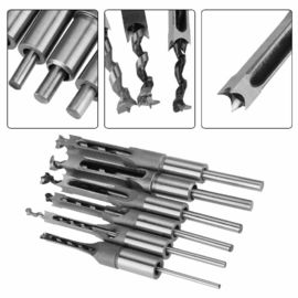 HSS Square Hole Wood Drill Bits Woodworkers Chisel Tool Set ISO Approval