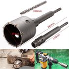 SDS Plus Shank TCT Hole Saw Cutter Concrete Cement Stone Wall Drill Bit With Sandblasted