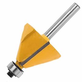 Carbide Chamfer Router Bit Set 1/4 Inch Shank for Woodworking