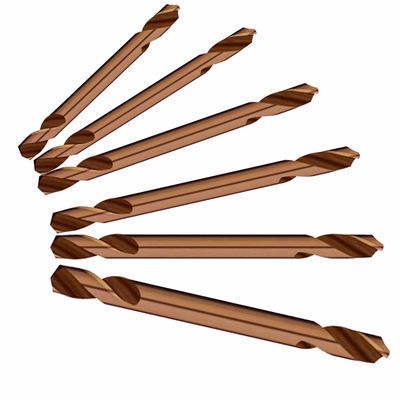 Ti-coated HSS Drill Bits with Stamping or Laser Marking Heat Resistance Up To 600°C Durable Precision Metalworking Tools