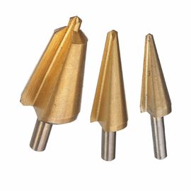 HSS Titanium Coated Umbrella Step Drill Bit Set 3-30.5mm