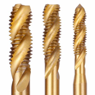 HSS Spiral Flute Machine Taps DIN376 for Steel Aluminium