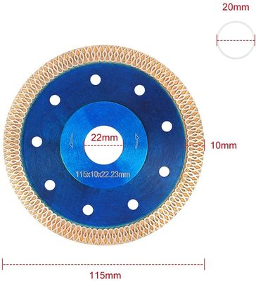4.5 Inch Diamond Saw Blade for Porcelain Tile Wet Cutting