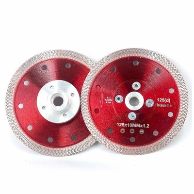 Flange Thin Diamond Porcelain Saw Blade for Cutting Ceramic Porcelain Tiles