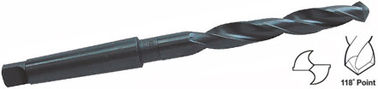 16mm DIN341 Long Type  HSS Taper Shank HSS Twist Drill Bits Black Oxide For Metal