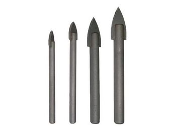 Professional Round Shank Masonry Drill Bit , Tile And Glass Cutting Drill Bit