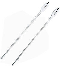Extra Long Type Spade Wood Drill Bits with Hex Shank Bright Finished