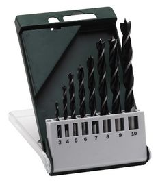 8pc Brad Point Wood Drill Bits Set Quick Change For Drilling Hole On Wood