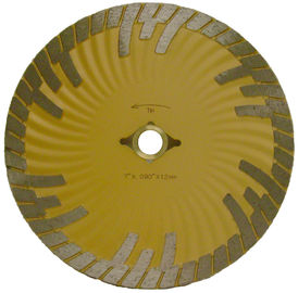 Cold Press Diamond Saw Blades , Turbo Sintered Diamond Stone Cutting Blades