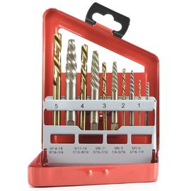 10pcs Screw Extractor And Cobalt Left Hand Drill Bit Set For Broken Bolt