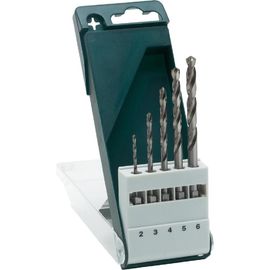 HSS Titanium Coated Drill Bits Plastic Case For Metal With Bright Finished
