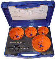 6pcs HSS M3 Bi-Metal Hole Saw Kit for Metal Cutting 64-102mm