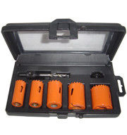 M3/M42 Bi Metal High Speed Steel Hole Saw Set , 7pcs Metal Cutting Hole Saw Kit