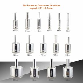 15PC Diamond Core Drill Bit Set for Glass Tile Porcelain