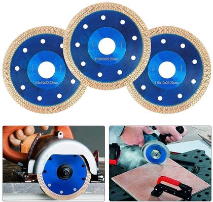 4.5 Inch Diamond Saw Blade Porcelain Cutting Disc Wheel For Wet Cutting